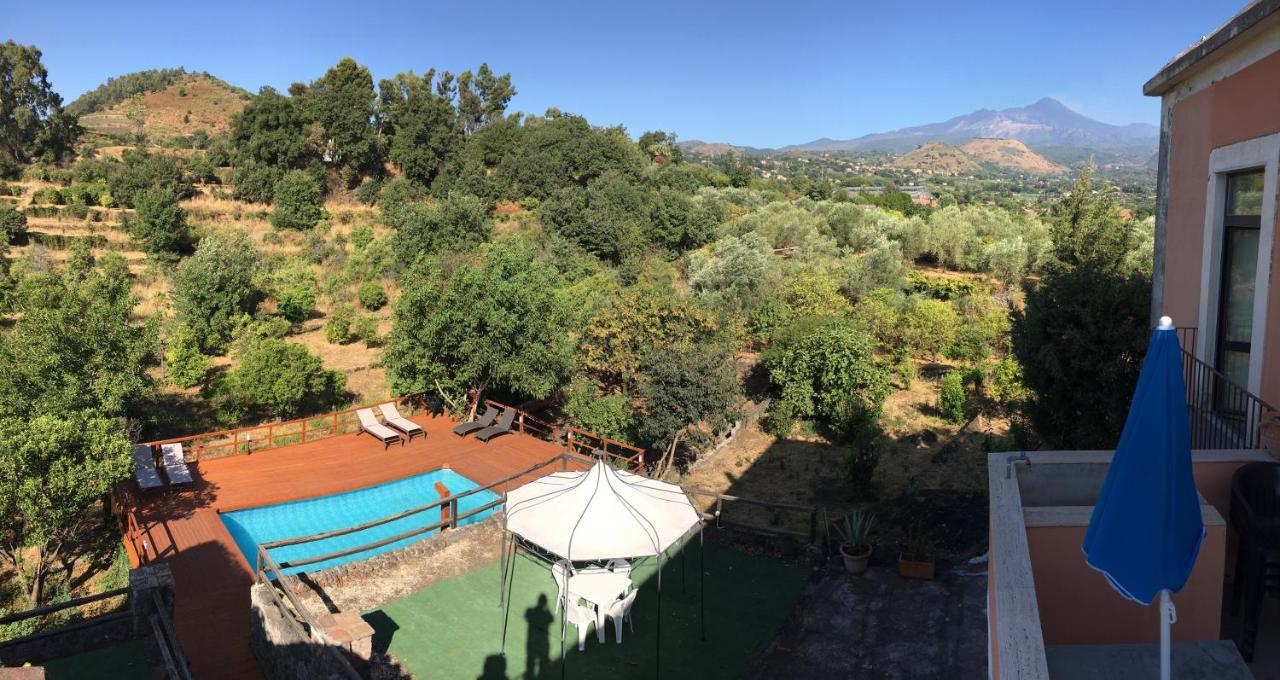 Villa Bonaccorso - Antica E Maestosa Villa Con Piscina Ai Piedi Dell'Etna Viagrande Eksteriør billede